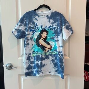 Selena Queen of Cumbia Crew Neck Tie Dye Tee